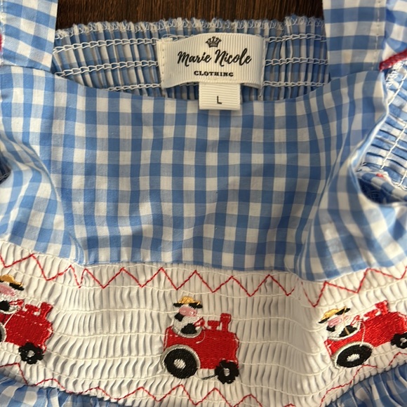 Marie Nicole Cow on Tractor Shirt/Dress - Picture 2 of 4